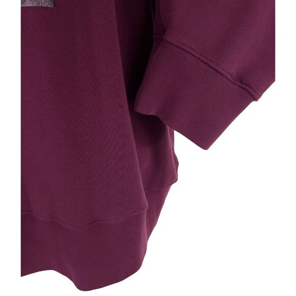 Palm Angels Teddy Bear Print Sweatshirt L Mens Plum - Picture 6 of 16